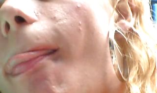 Fascinating busty blonde shemale got down and dirty every time