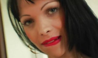 Meat loving foxy trannie Carla Novaes was fucked roughly from behind until her tight bum was gapping wide