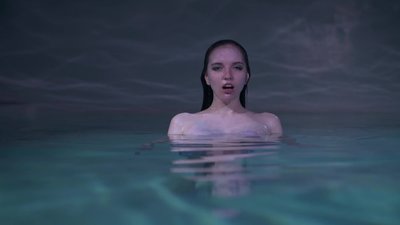 Friend Breelsen and her enchanting girlfriend cannot take their hands off one another. They are kissing and touching one some other in that swimming