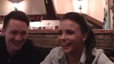 Young Russian gal Silvia Jons drinks coffee jointly with a pickup artist who tries to convince her to be screwed for money. So it's not so easy for