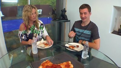 Lubricious blond bomb shell Kiara Diane is only hungry for one thing - biggest soaked dicks. See her gobble on this lucky dude's biggest dick after