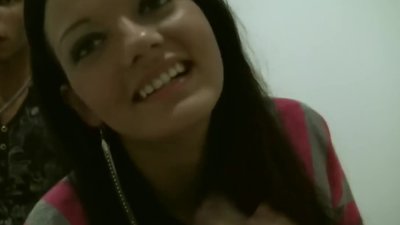 Schlong feels so valuable betwixt pleasant lips of babe in the shower. Raven-haired girl has to suck Schlong because this babe has drunkenly promised