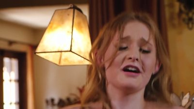 The little blonde babe is in heat and this babe wants to receive banged by her lover right now. The bloke couldn't even take off his clothes properly