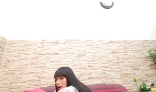 Luxurious latin Danna Palacio got a huge donga up his booty just the way he likes